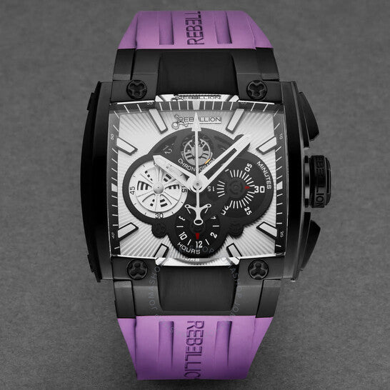 ساعة ريبيليون، Re1 كرونوغراف أوتوماتيكية للرجال بمينا أبيض