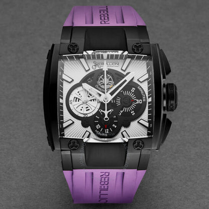 ساعة ريبيليون، Re1 كرونوغراف أوتوماتيكية للرجال بمينا أبيض