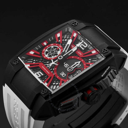 ساعة ريبيليون، ري-فولت كرونوغراف أوتوماتيكية للرجال بمينا أسود