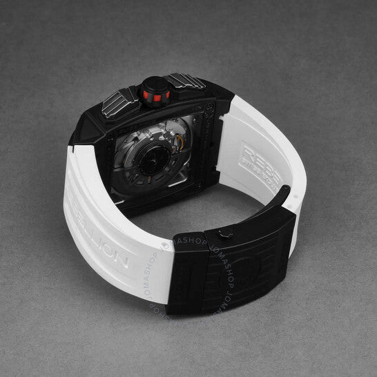 ساعة ريبيليون، ري-فولت كرونوغراف أوتوماتيكية للرجال بمينا أسود