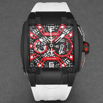 ساعة ريبيليون، ري-فولت كرونوغراف أوتوماتيكية للرجال بمينا أسود