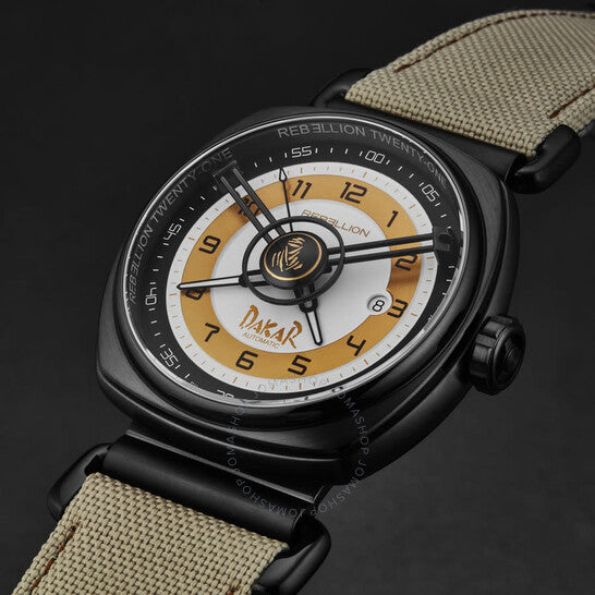 Rebellion, Twenty One Automatic Black Dial Men's Watch