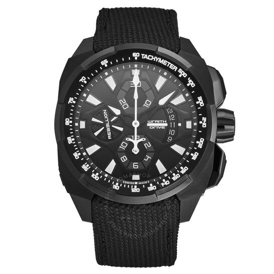 Rebellion, Wraith Chronograph Automatic Black Dial Men's Watch