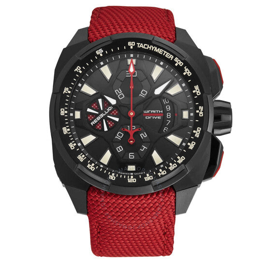 Rebellion, Wraith Chronograph Automatic Black Dial Men's Watch