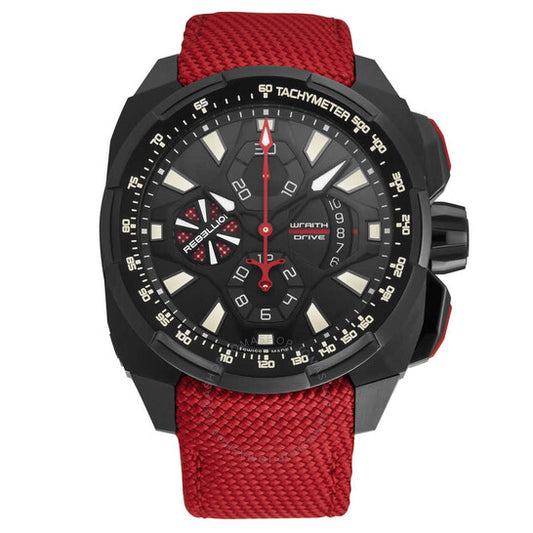 Rebellion, Wraith Chronograph Automatic Black Dial Men's Watch