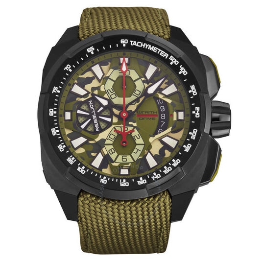 Rebellion, Wraith Chronograph Automatic Green Dial Men's Watch