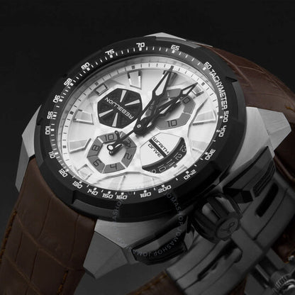 Rebellion, Wraith Chronograph Automatic Silver Dial Men's Watch