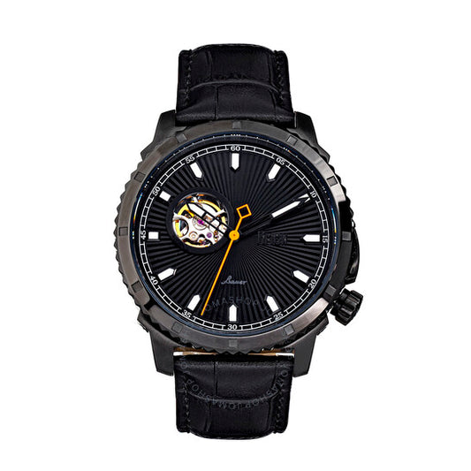 Reign, Bauer Automatic Black Dial Men's Watch