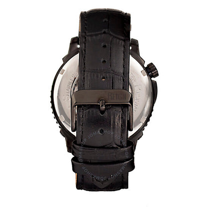 ساعة Reign, Bauer أوتوماتيكية للرجال بمينا أسود