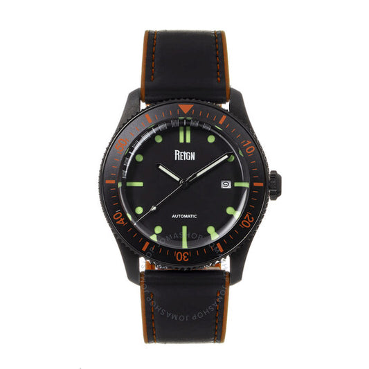 Reign, Elijah Automatic Black Dial Men's Watch