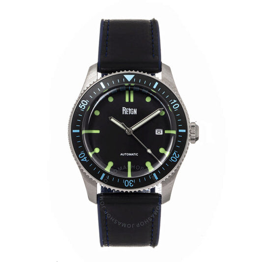 Reign, Elijah Black Dial Men's Watch