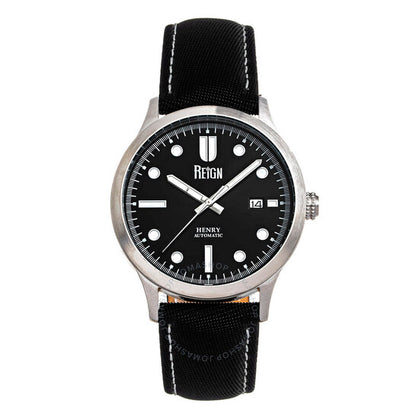 Reign, Henry Automatic Black Dial Men's Watch
