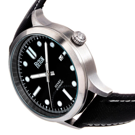 Reign, Henry Automatic Black Dial Men's Watch