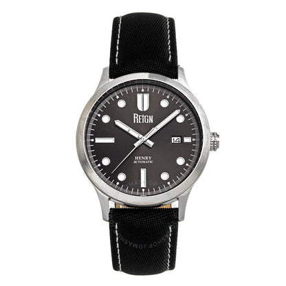 Reign, Henry Automatic Gunmetal Dial Men's Watch