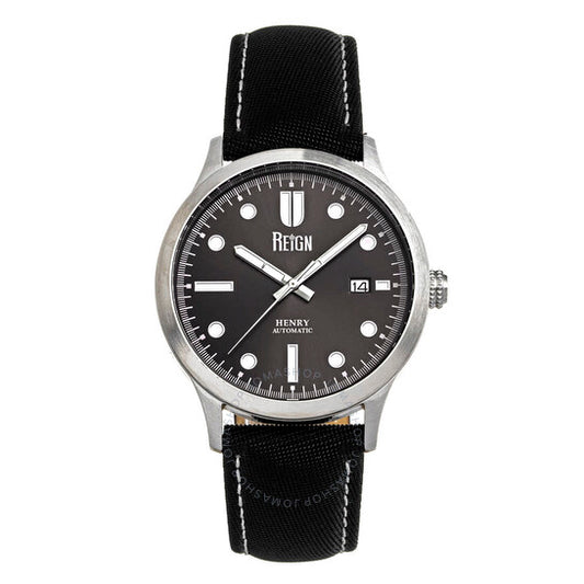 Reign, Henry Automatic Gunmetal Dial Men's Watch