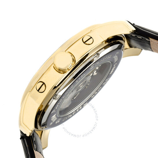 ساعة Reign, Kahn الأوتوماتيكية للرجال بمينا أسود