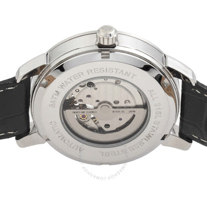 ساعة رين، رودولف أوتوماتيكية للرجال بمينا أسود