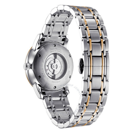 ساعة رينيه موريس نوبليس أوتوماتيكية بمينا أبيض للسيدات