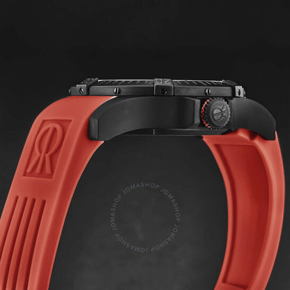 ساعة Revue Thommen Air speed أوتوماتيكية للرجال بمينا أسود