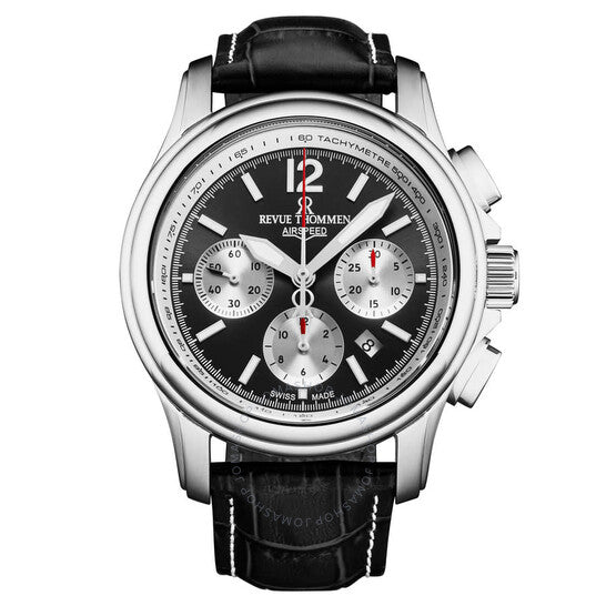 Revue Thommen, Air Speed Chronograph Automatic Black Dial Men's Watch