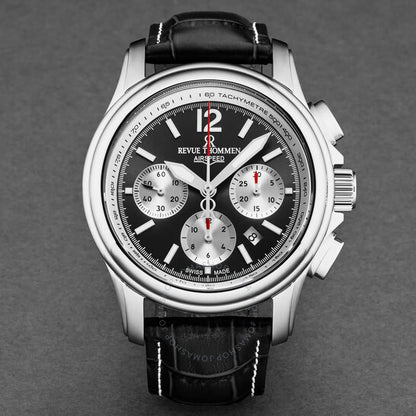 Revue Thommen, Air Speed Chronograph Automatic Black Dial Men's Watch