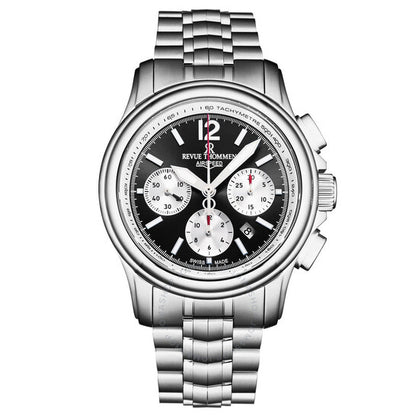 Revue Thommen, Air Speed Chronograph Automatic Black Dial Men's Watch