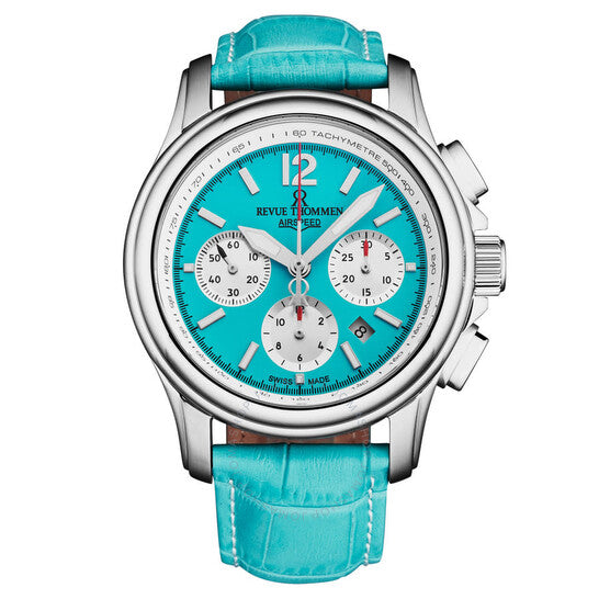 Revue Thommen, Air Speed Chronograph Automatic Blue Dial Men's Watch