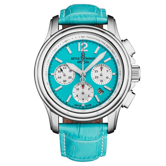 Revue Thommen, Air Speed Chronograph Automatic Blue Dial Men's Watch