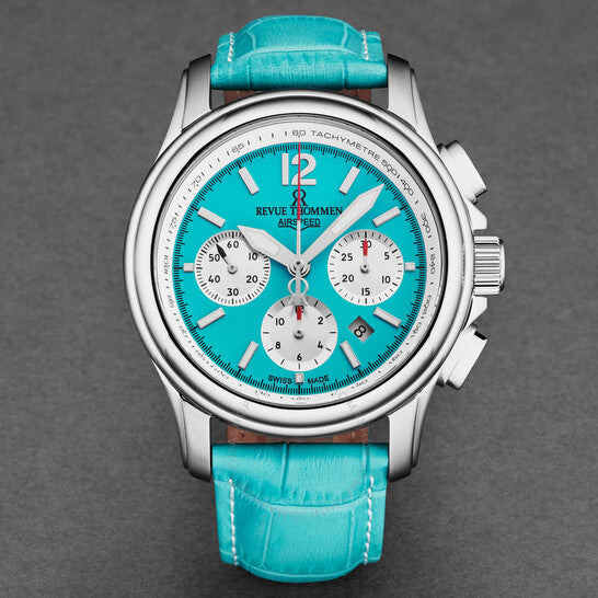 Revue Thommen, Air Speed Chronograph Automatic Blue Dial Men's Watch