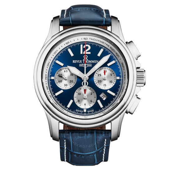 Revue Thommen, Air Speed Chronograph Automatic Blue Dial Men's Watch