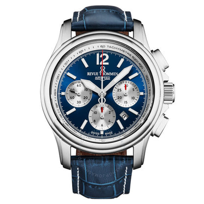 Revue Thommen, Air Speed Chronograph Automatic Blue Dial Men's Watch