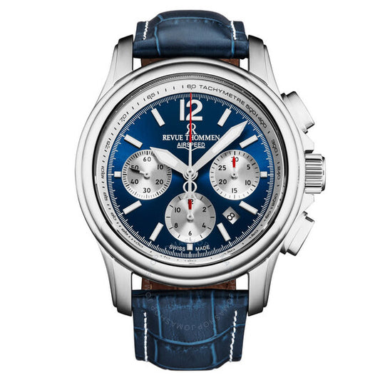 Revue Thommen, Air Speed Chronograph Automatic Blue Dial Men's Watch