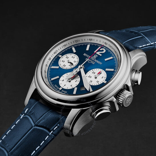 Revue Thommen, Air Speed Chronograph Automatic Blue Dial Men's Watch