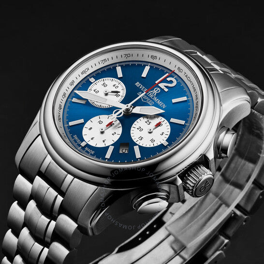 Revue Thommen, Air Speed Chronograph Automatic Blue Dial Men's Watch