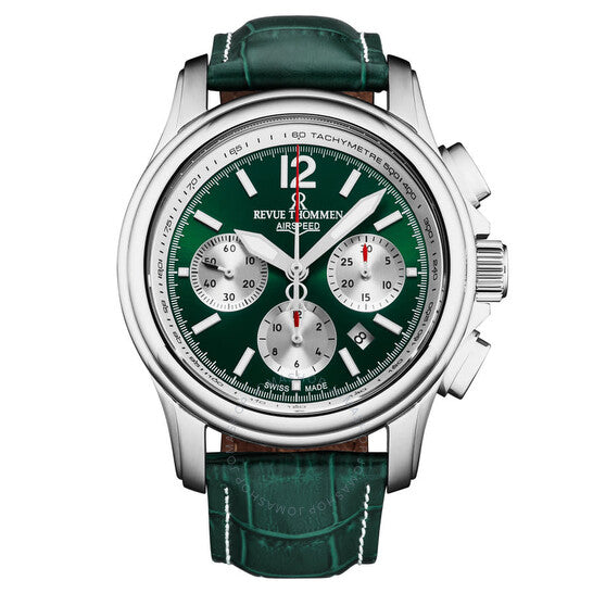 Revue Thommen, Air Speed Chronograph Automatic Green Dial Men's Watch
