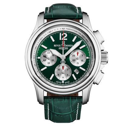 Revue Thommen, Air Speed Chronograph Automatic Green Dial Men's Watch