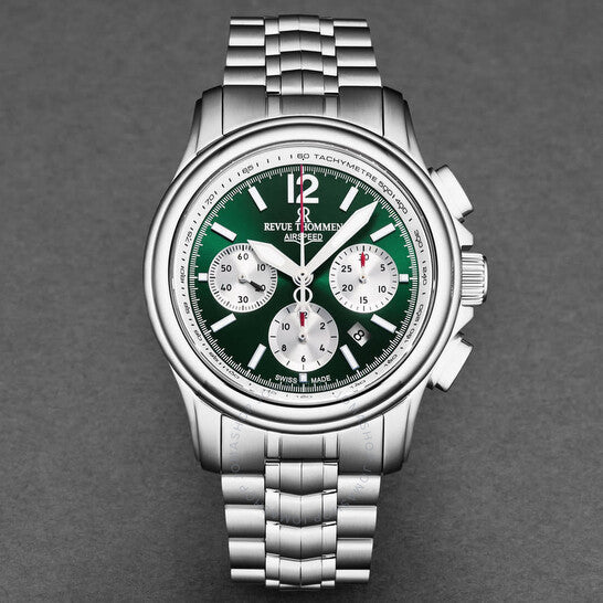 Revue Thommen, Air Speed Chronograph Automatic Green Dial Men's Watch