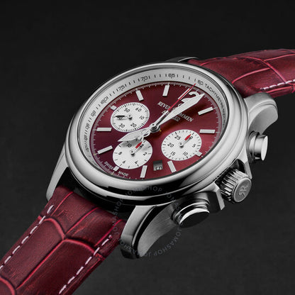 Revue Thommen, Air Speed Chronograph Automatic Red Dial Men's Watch