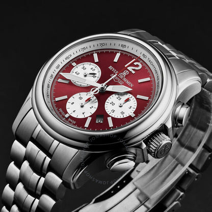 Revue Thommen, Air Speed Chronograph Automatic Red Dial Men's Watch