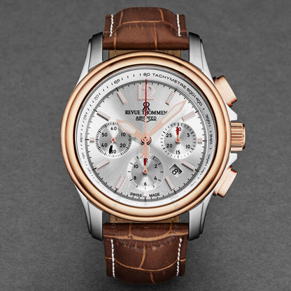 Revue Thommen, Air Speed Chronograph Automatic Silver Dial Men's Watch