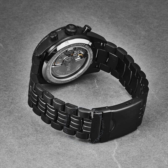 Revue Thommen, Aviator Chronograph Automatic Black Dial Men's Watch