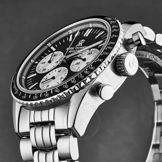 Revue Thommen, Aviator Chronograph Automatic Black Dial Men's Watch