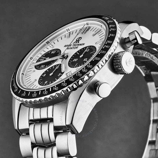 Revue Thommen, Aviator Chronograph Automatic Silver Dial Men's Watch