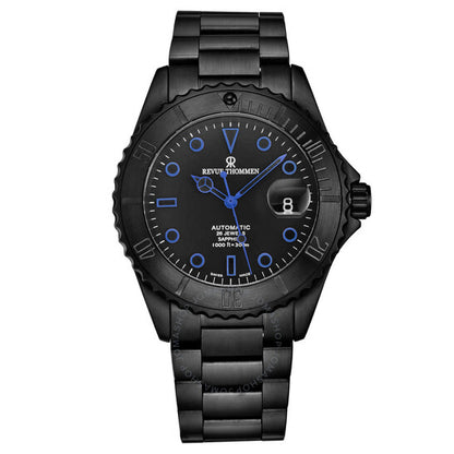 Revue Thommen, Diver Automatic Black Dial Men's Watch
