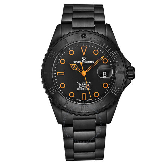 Revue Thommen, Diver Automatic Black Dial Men's Watch