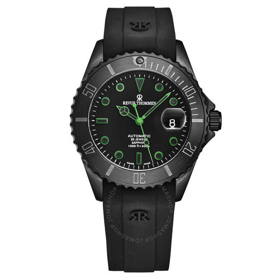 Revue Thommen, Diver Automatic Black Dial Men's Watch