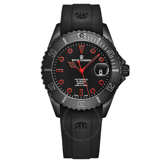 Revue Thommen, Diver Automatic Black Dial Men's Watch