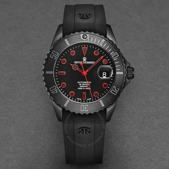 Revue Thommen, Diver Automatic Black Dial Men's Watch