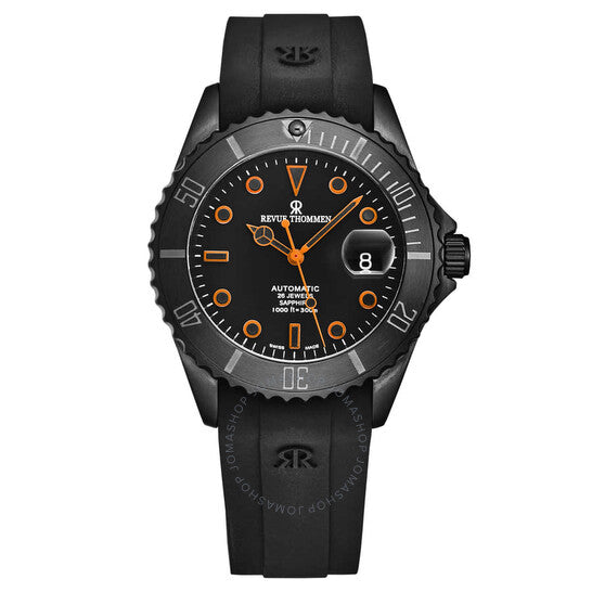 Revue Thommen, Diver Automatic Black Dial Men's Watch