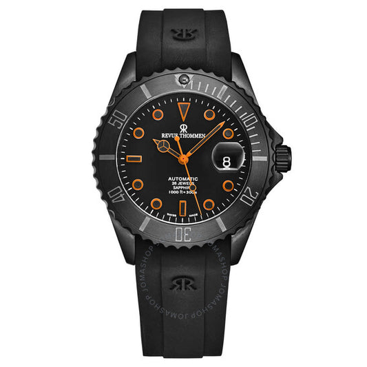 ساعة Revue Thommen، Diver Automatic Black Dial للرجال